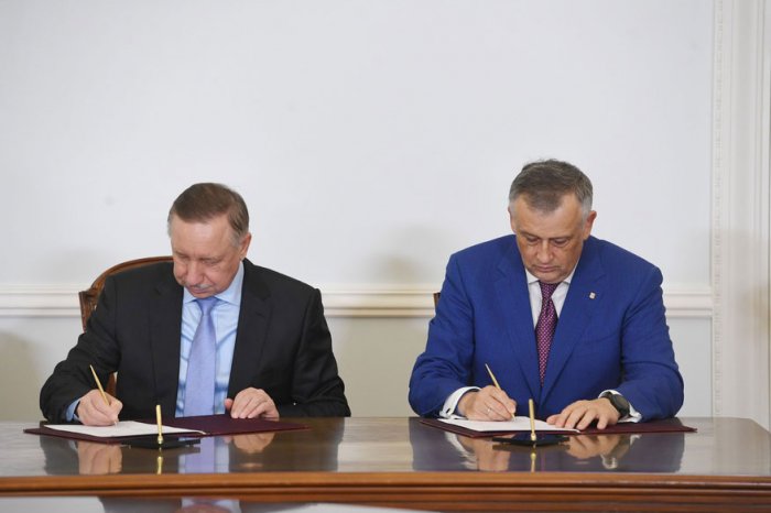 Губернаторы Санкт-Петербурга и Ленинградской области подписали соглашение по обращению с отходами фото