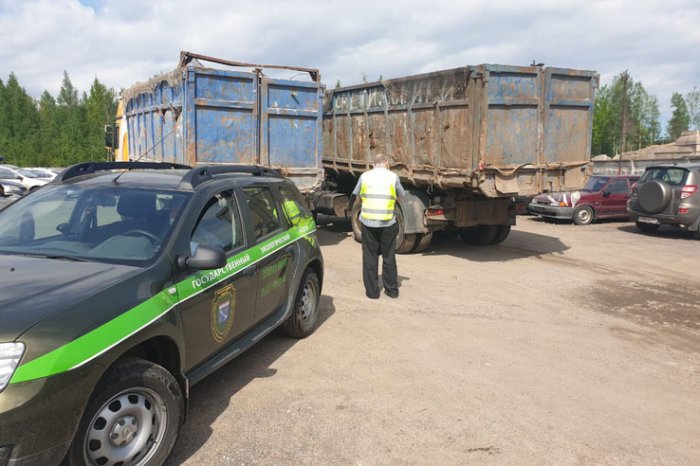 В Янино прошел рейд по выявлению незаконных перевозчиков отходов фото